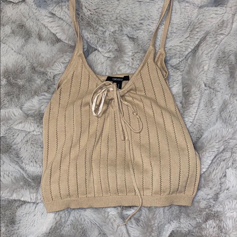 Tan tank top